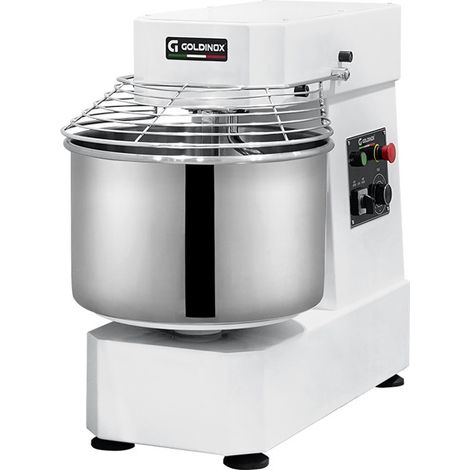 Pétrin à pâte 20 Litres sur pieds 2 vitesses avec tête et cuve fixe (230V) PREMIUM - GOLDINOX (1/4)