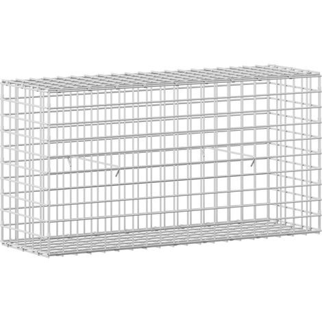 Gabion avec fil de 5 mm et maille de 5x5 cm 100x30x50 cm vidaXL (1/5)
