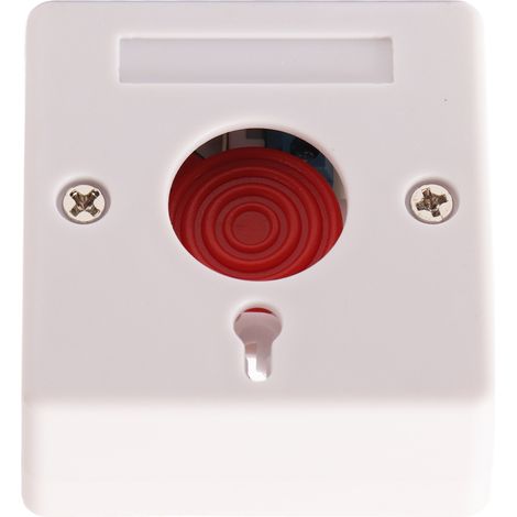 Bouton d'urgence anti-incendie avec clé, interrupteur manuel de sécurité, 250V, alarme de panique (1/5)