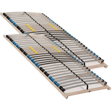 Lattenrost PREMIUM 160x200 cm - 28 Latten 7-Zonen Lattenrost Traglast ca. 140 Kg Birkenschichtholz Selbstmontage Germany