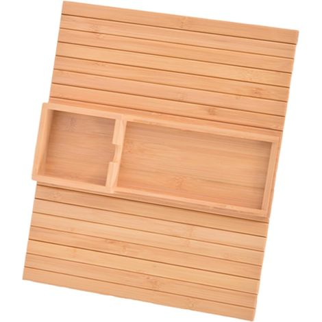 Elegante, neigbare Armlehne aus Holz mit Getränkehalter für Sofa und Freizeitbereich