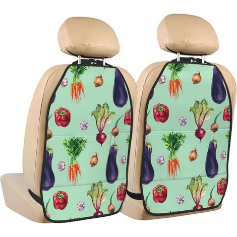 Lot de 2 tapis protection pour siège arrière voiture - Tendance (1/5)