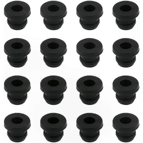 Bouchons en caoutchouc résistants à la chaleur pour cuisinière à gaz, lot de 16, protection de vis de plaque de cuisson, pièces de rechange de sécurité pour caravanes et fours, joints thermiques durab (1/5)
