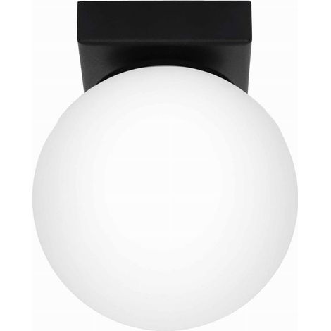 Lámparas de techo Yoli negro acero/vidrio 1xG9  12cm Sollux (1/5)