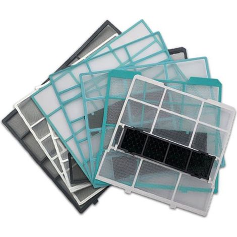 2pcs filtres de climatisation-Filtre à poussière - Accessoire pour climatiseurs split-Filtre universel de climatisation(32x27,5) (1/5)