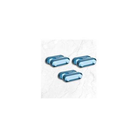 Lot de 3 supports adhésifs pour balais muraux, support mural adhésif sans perçage, support mural pour balais