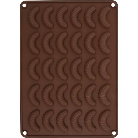 Cortador de galletas de silicona naranja para croissants SILLINIE (1/5)