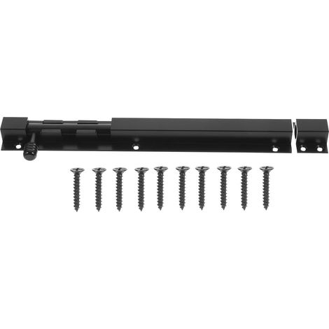 Verrou Coulissant Noir Structure Simple (1/5)