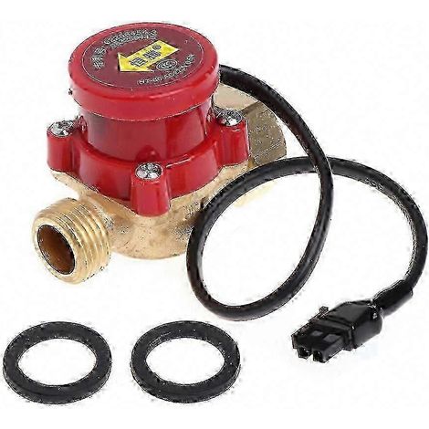 Pompe de circulation compacte à filetage mâle G1/2 avec capteur de débit d'eau et interrupteur, 220 V, 60-90 W (1/5)