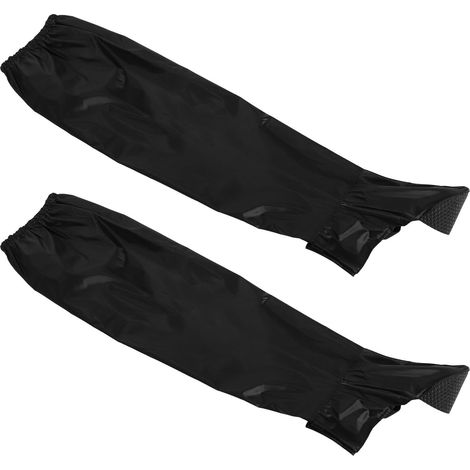 Pantalon de Pluie Moto Imperméable et Coupe-Vent pour Homme Femme Noir L (1/5)