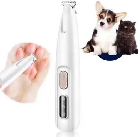 Tosatrici per cani, tagliapeli per cani, set per la toelettatura del cane, tagliapeli per cani, tagliapeli per animali domestici, tagliazampe, 18 mm, bianco (1/5)