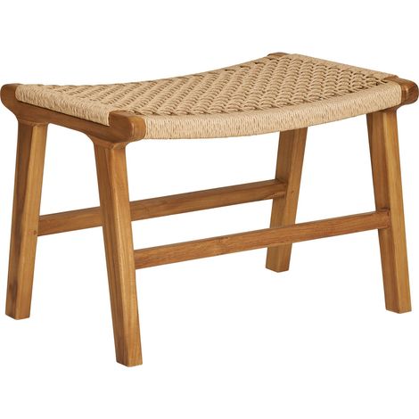 Poggiapiedi Derby in Teak Naturale — 60×40×42 cm (1/5)