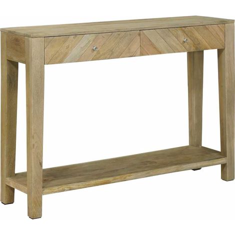 Table console，Table d'appoint，Bout de canapé，Meuble d'entrée avec tiroir Gris naturel 110 x 30 x 80 cm
