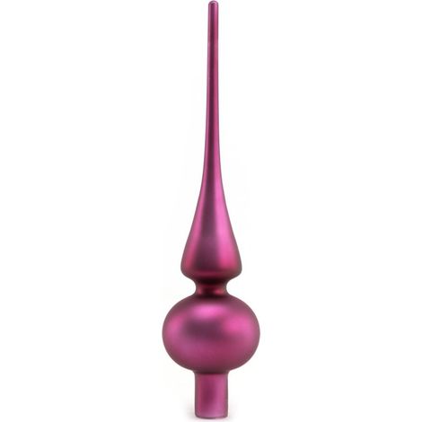 TrendLine uni Spitze 26 cm matt magnolienrosa Weihnachtskugeln Weihnachten Xmas (1/3)