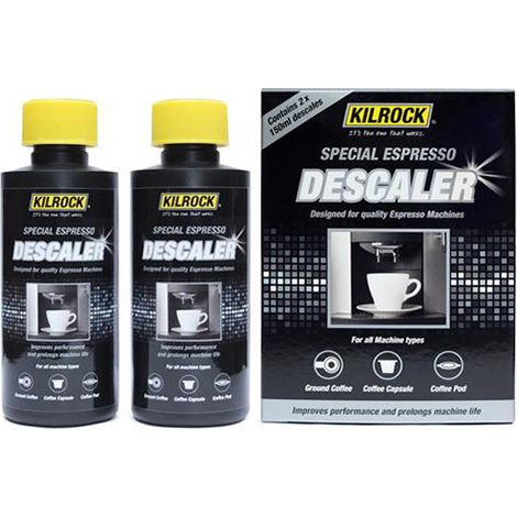 Kilrock DP-ESPRESSODESC Service-Pro Coffee Machine Descaler & Cleaner 150ml (Pack of 2) KILDPESPRE