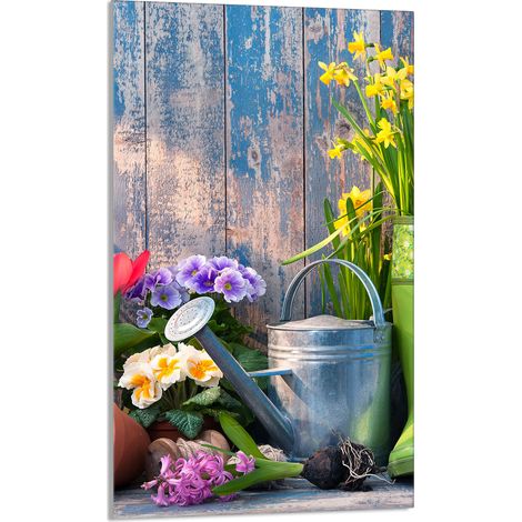 TAGLIERE IN VETRO 30x52 Garden (1/5)
