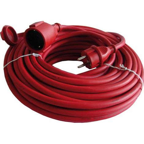 Rallonge en caoutchouc 25 m, rouge, H07RN-F3G1,5