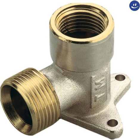 Tiemme - Gomito Con Base 1/2" Per Kit 3/4" Senza Kit