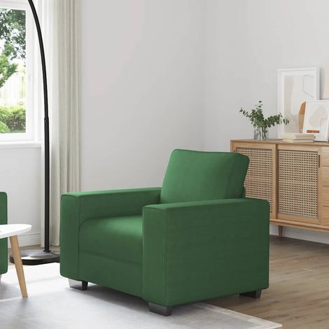Sessel Dunkelgrün 60 cm Cordstoff vidaXL (1/5)