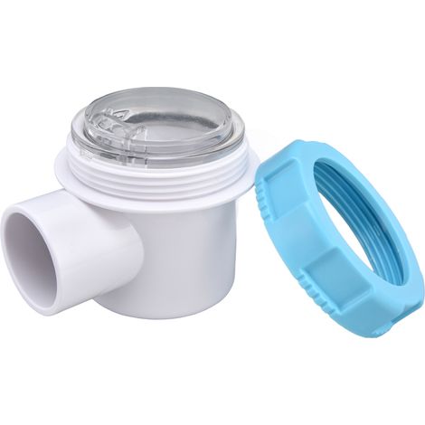 Clapet anti-retour 50 mm 2 voies G1 1/2 pour tuyau d'arrosage avec miroir transparent, compatible avec les filtres de piscine. (1/5)