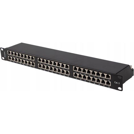 Lanberg PPS5-1048-B Patchpanel schwarz 48 Ports