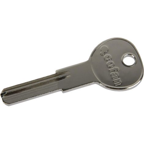 COFAN llave en bruto para cilindro de seguridad   caja 5 unid.