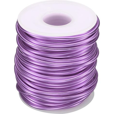 Fil Pour Bonsaï Anodisé 2.5mm/10 Gauge Pour Bonsaï Violet Clair (1/5)
