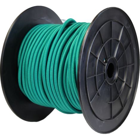 Sandow Ø6mm - Vendu par 100ml Noir Bobine de 100ml