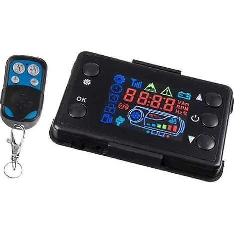 Carte mère js pour chauffage diesel de voiture 12/24 V 2-8 kW avec écran LCD et télécommande (1/5)