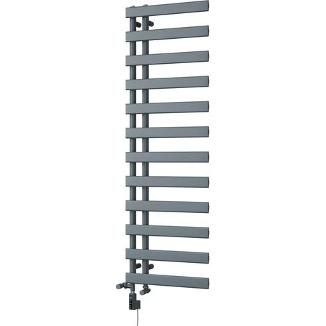 Agar - Anthracite Dual Fuel Towel Rail H1564mm x W500mm Thermostatic WIFI (1/3)