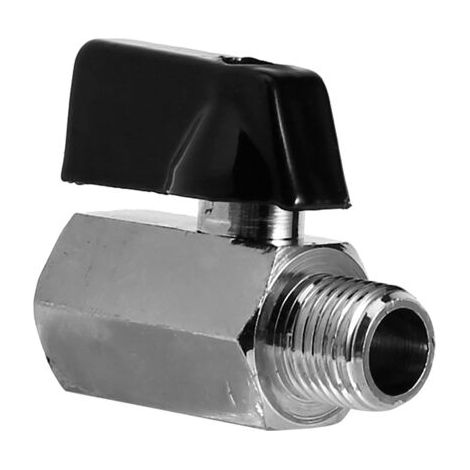 Messing-Kugelhahn mit 1/2", 3/8", 1/4" und 1/8" BSP-Außen-/Innengewinde für Luftkompressor