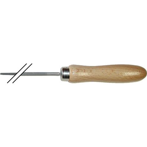 Lima per motosega con manico in legno Ø 4 x 150 mm OUTIFRANCE