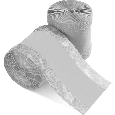 Protège-câbles pour moquette de bureau (noir, 2 pièces) Gris (1/5)