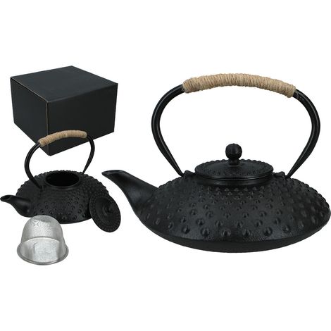 Théière en fonte avec insert émaillé. (1/3)