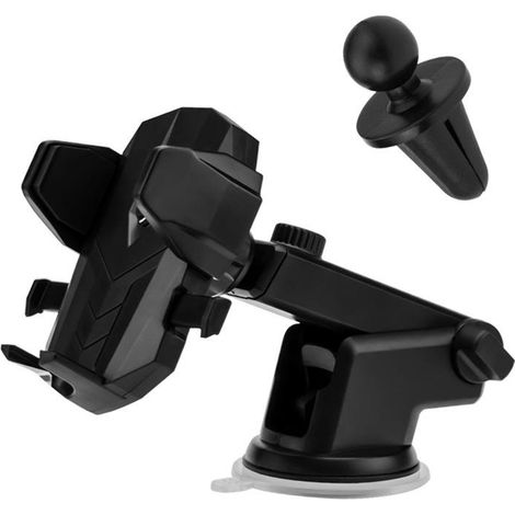 Support de téléphone portable pour voiture, console centrale, ventouse, type navigation, support multifonctionnel créatif, universel (1/5)