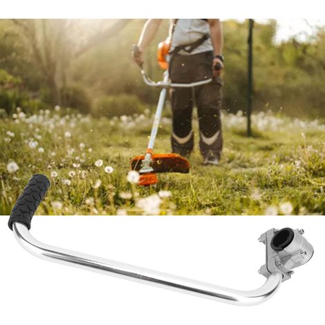 Poignée auxiliaire pour outil de jardinage facilitant le travail - poignée de raccordement auxiliaire pour tondeuse à gazon (1/5)