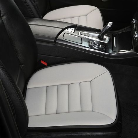 Graues Autositzkissen aus Memory-Schaum, bequeme, rutschfeste Universalstütze für Autos (1/4)