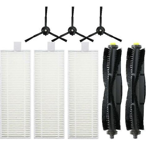 Brosse rouleau filtre HEPA brosse latérale pièces de rechange pour Qihoo (1/5)