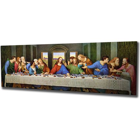 Decorazione artistica da parete con stampa su tela Painting Multicolore (1/3)