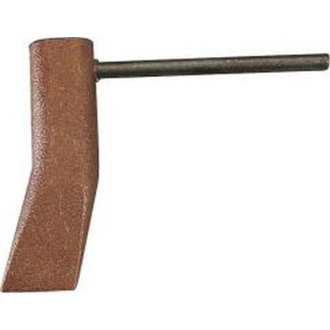 Soldador de techador de cobre, de forma de martillo, acodado, largo de la broca 90 mm, Peso 350 kg