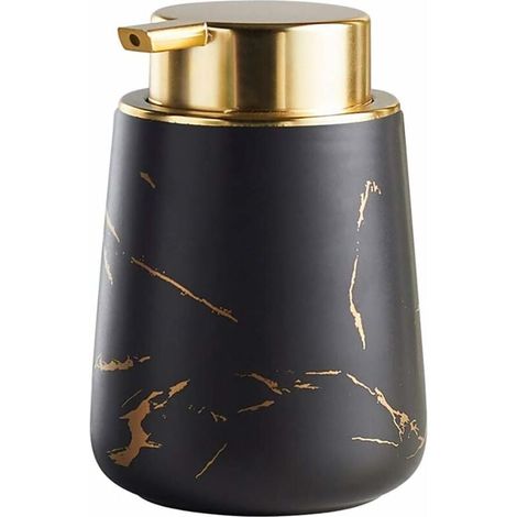Distributeur de savon pour les mains, 400 ml, style nordique, en céramique, distributeur de savon liquide et de lotion pour les mains, pour comptoirs de cuisine ou de salle de bain-Fei Yu (1/4)