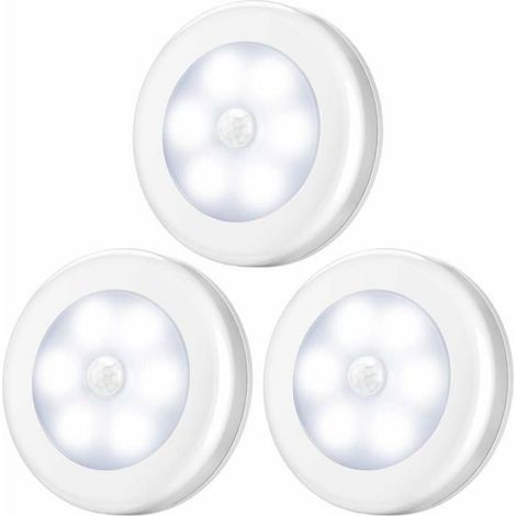 Lampe Détecteur de Mouvement,LED Detecteur Mouvement,Lampe de Placard,Alimenté par Batterie (Non Inclus),pour Odipie (1/4)