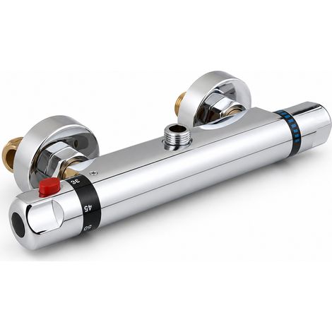 Miscelatore termostatico in ottone 38 ℃ antiscottatura doccia da incasso (1/5)