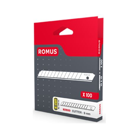 Lame Cutter Romus 9mm Standard Distributore di 100 Lame - Romus
