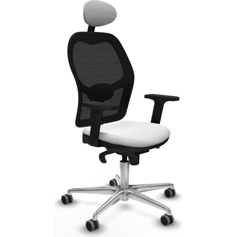 Piqueras-y-crespo Chaise Ergonomique Blanc Bureau (1/3)