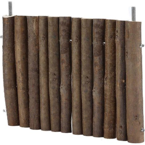 Plateforme en bois sécurisée pour hamsters, perruches, hamsters et lapins (20 cm) (1/3)