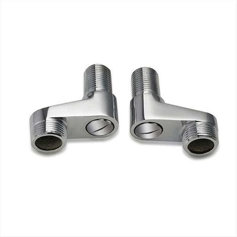 Badewannenarmatur-Adapter mit verstellbarem Schwenkarm, 3/4"- und 1/2"-Schläuchen, Klauenbrausearmatur, Badezimmerarmatur-Zubehör aus massivem Messing