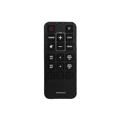 Télécommande de remplacement AKB74815311 pour barre de son LG LAS260B, LAS160B, LAS454B et 45A1-D (1/5)