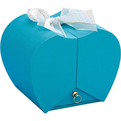 Boîte À Bijoux - Boîte Cadeau Avec Tiroir Pour Collier Anneau Bracelet - Idéale Pour Saint-Valentin Anniversaire Noël - 1 Pièce (1/5)