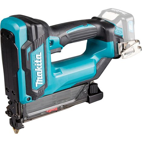 Makita – Cloueur 10.8V sans fil – Clous aiguilles 0,6mm pour fixations discrètes – Éclairage LED intégré – Poignée Soft Grip